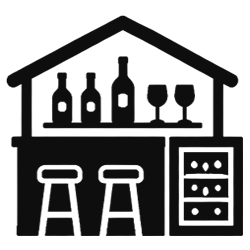 basement bar wine room