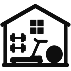 basement gym recreation room